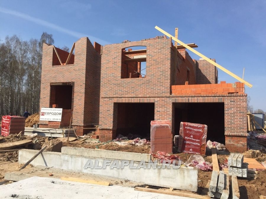 Строительство дома по проекту 93A - фото №17