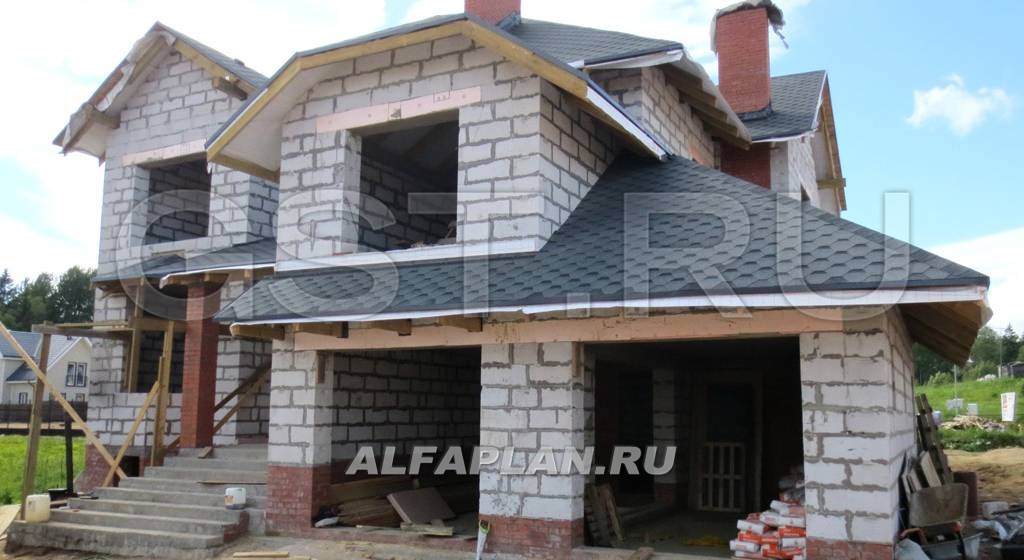 Строительство дома по проекту 93AC - фото №10