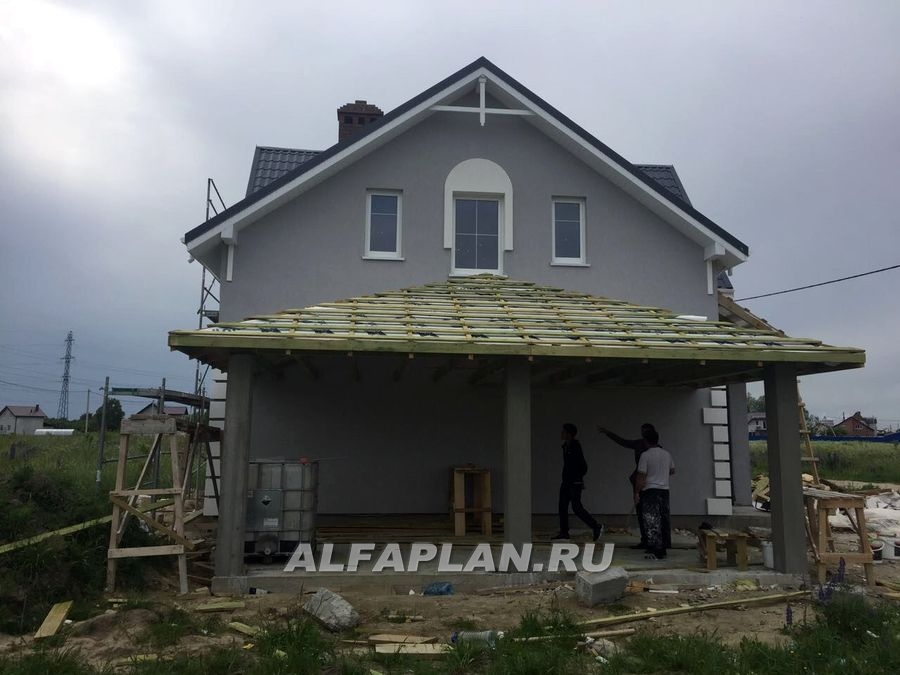 Строительство дома по проекту 103B - фото №12