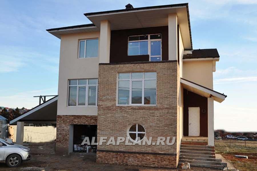 Строительство дома по проекту 105A - фото №1