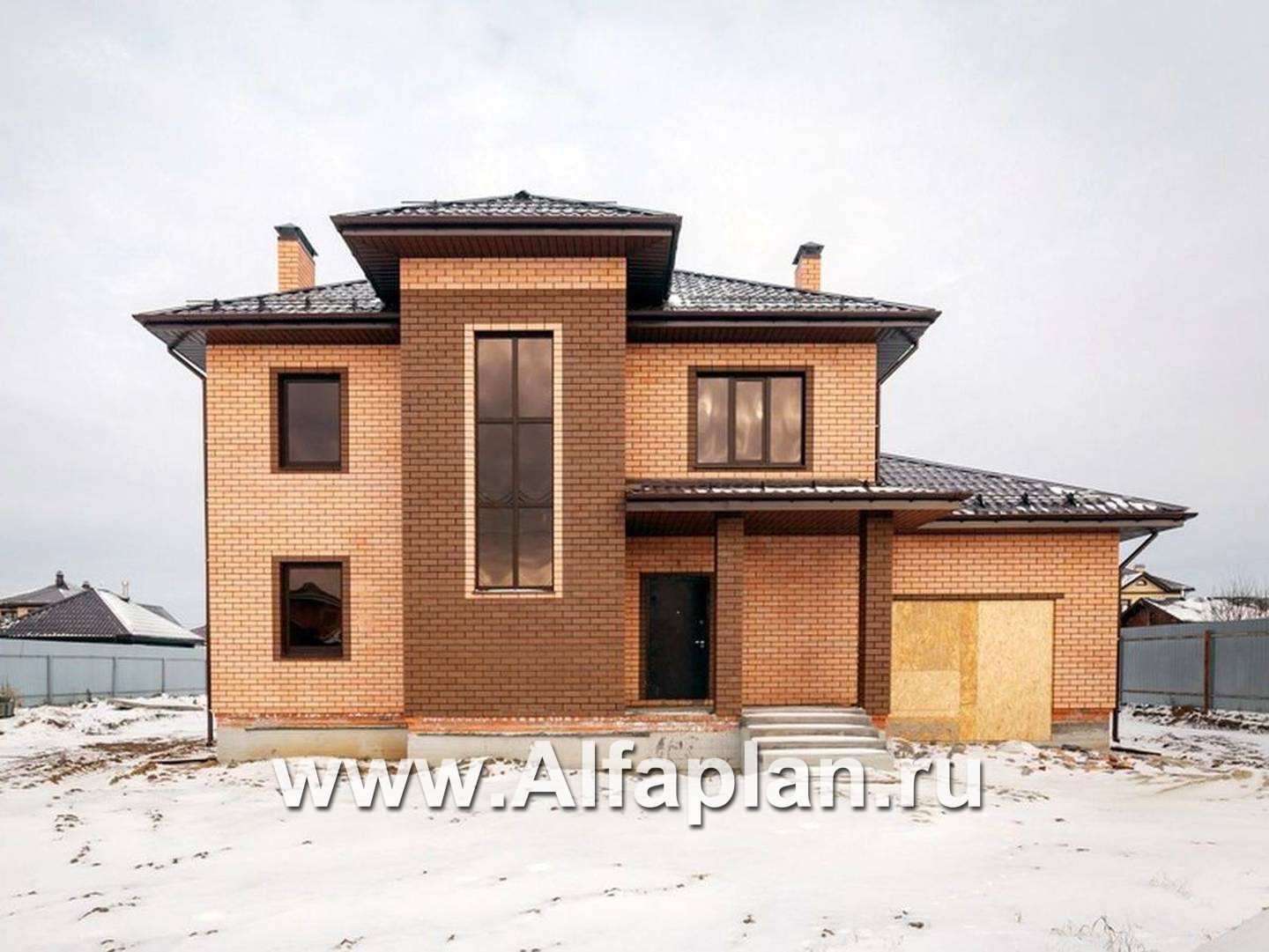 Строительство дома по проекту 515B - фото №1