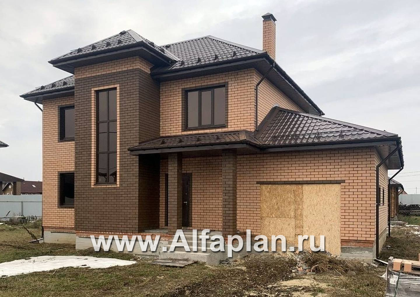 Строительство дома по проекту 515B - фото №3