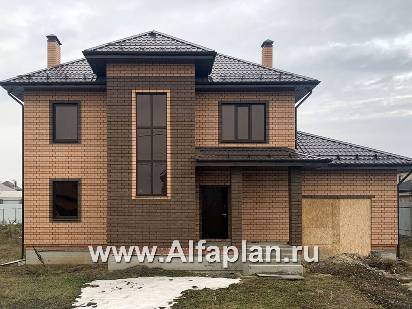 Строительство дома по проекту 515B - фото №4