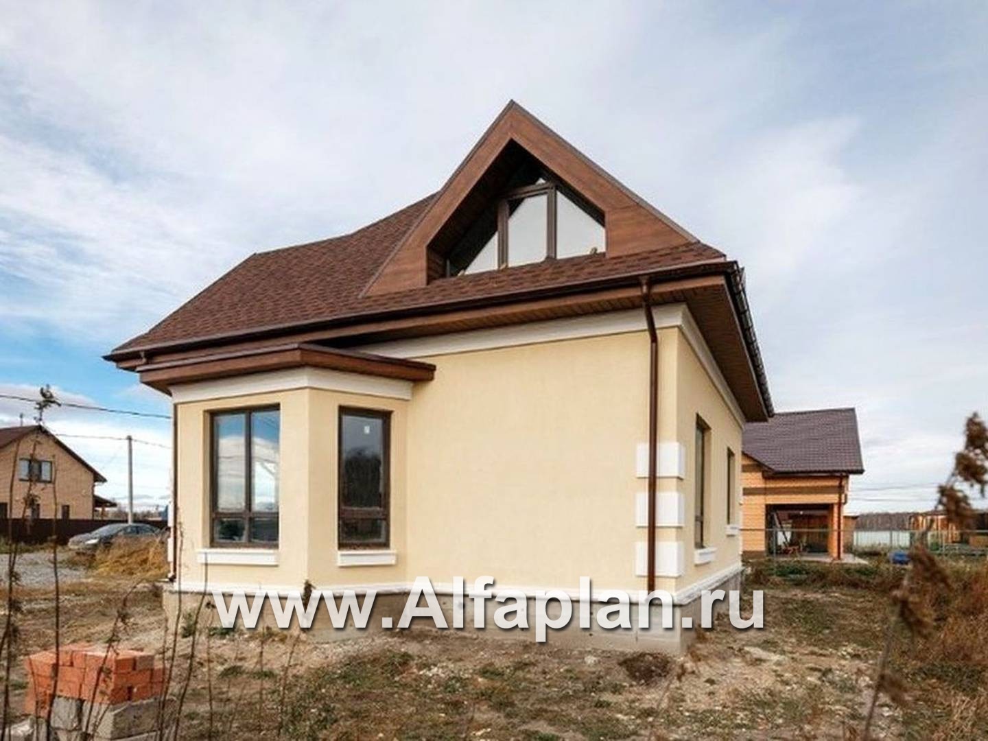 Строительство дома по проекту G22a - фото №3