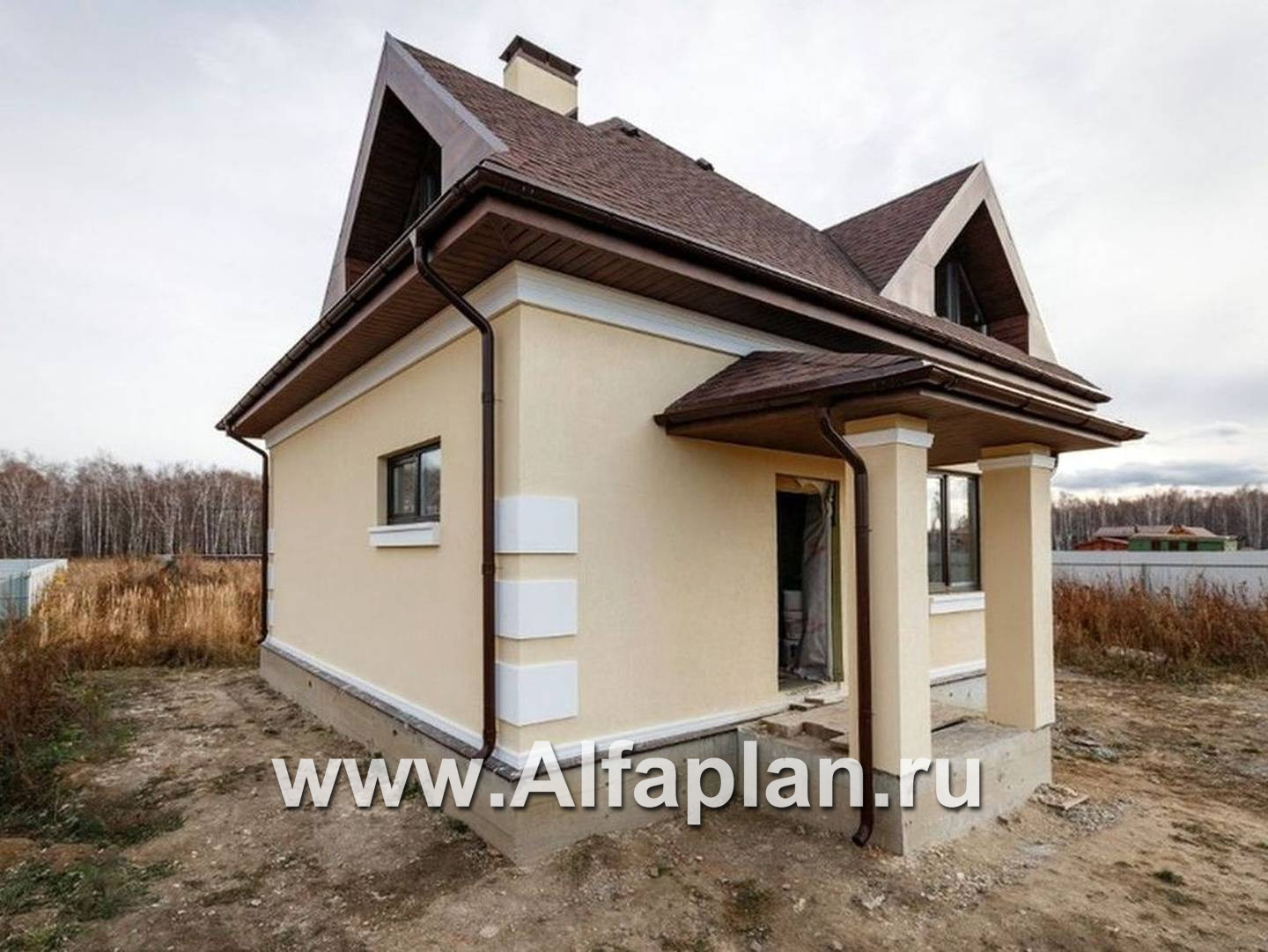 Строительство дома по проекту G22a - фото №6