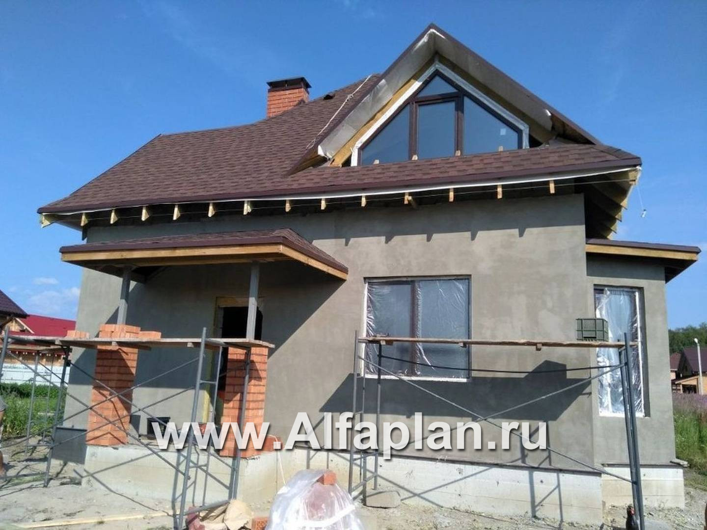 Строительство дома по проекту G22a - фото №9