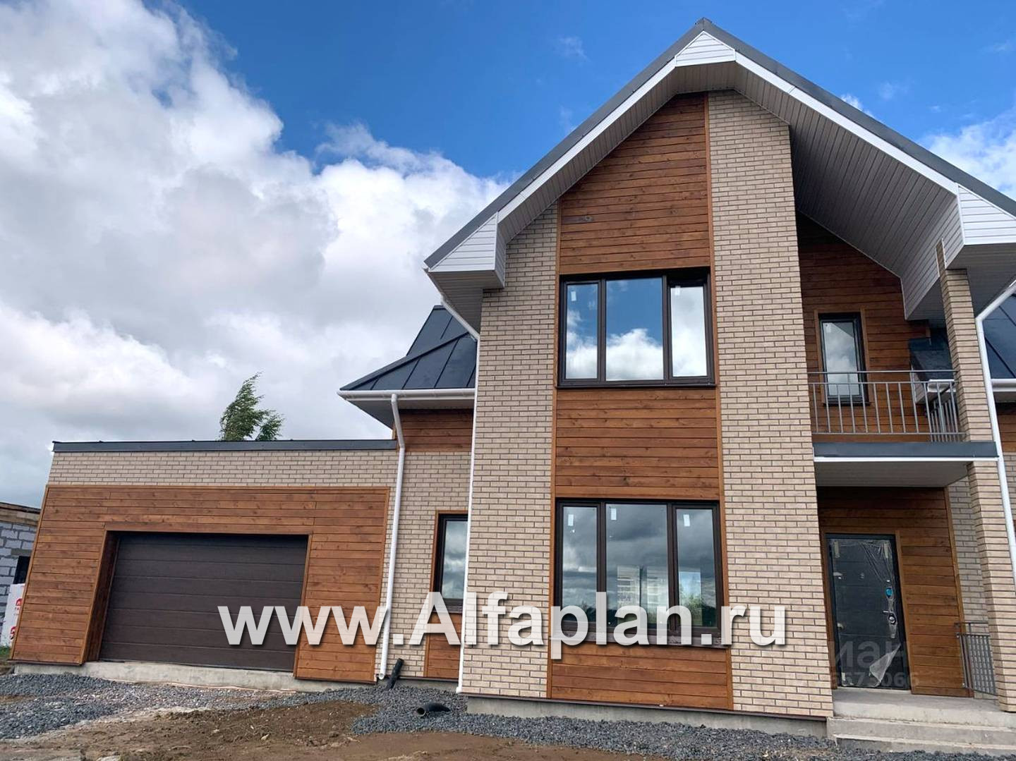 Строительство дома по проекту 429E - фото №1