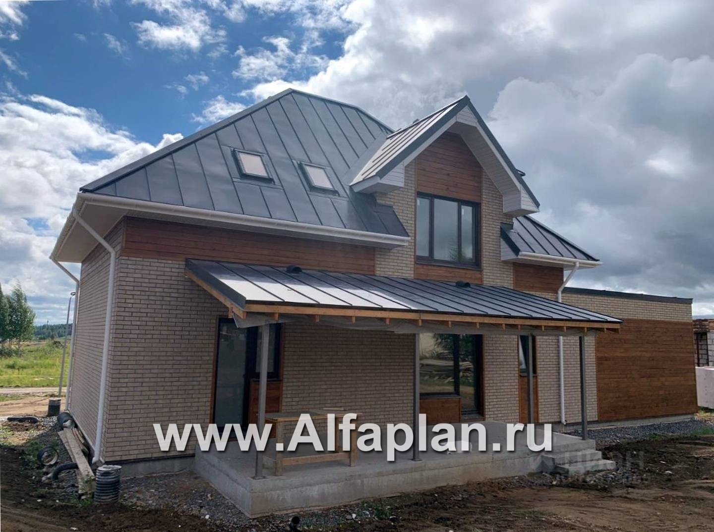 Строительство дома по проекту 429E - фото №7