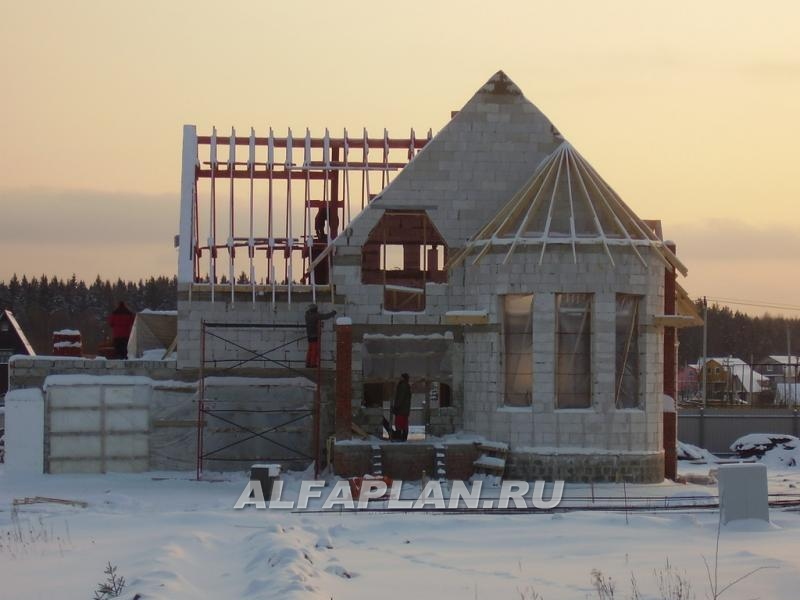 Строительство дома по проекту 25C - фото №8