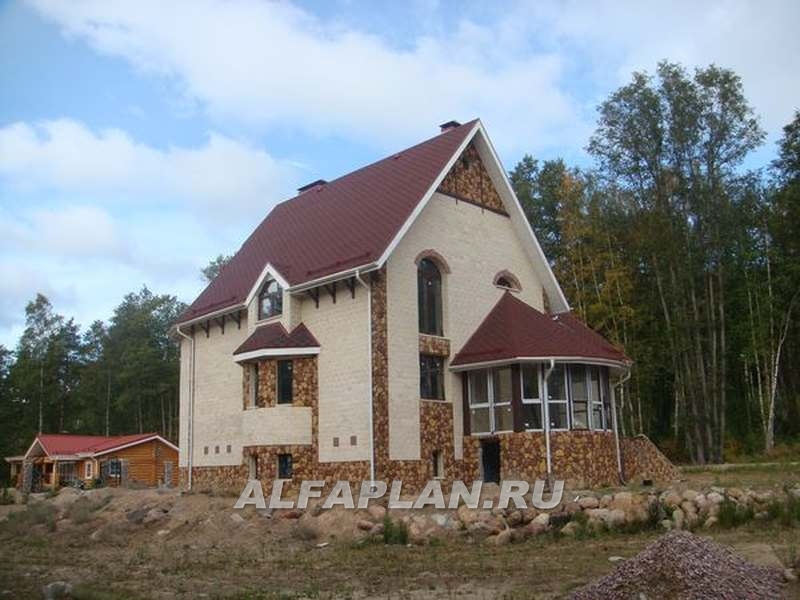 Строительство дома по проекту 25E - фото №5