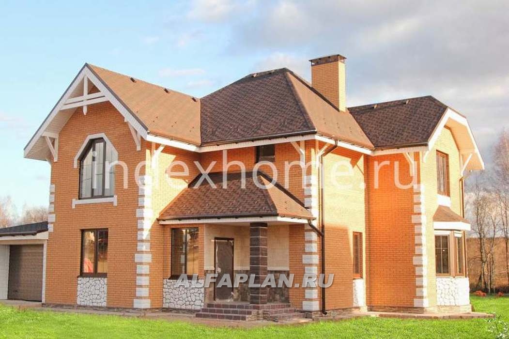 Строительство дома по проекту 38E - фото №3