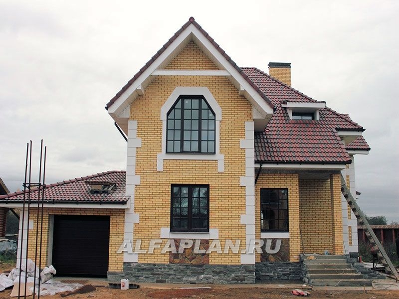 Строительство дома по проекту 38E - фото №5