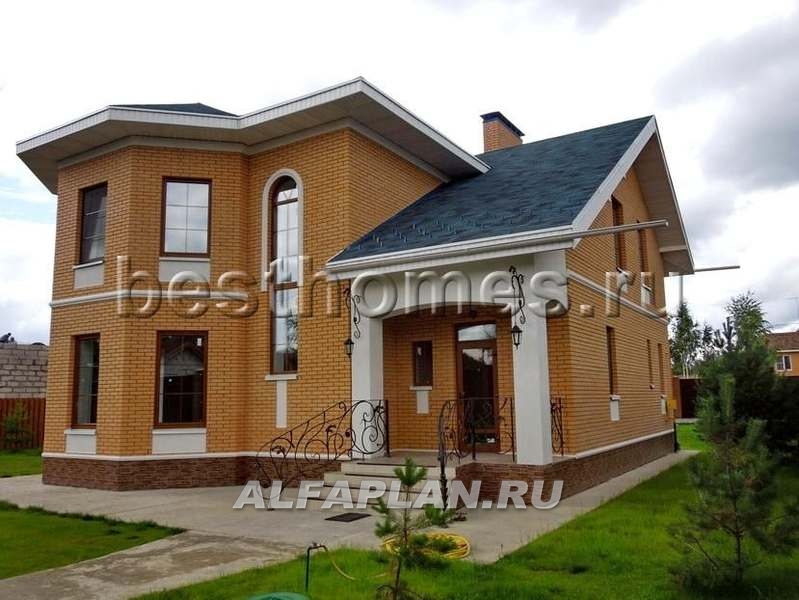 Строительство дома по проекту 56B - фото №1