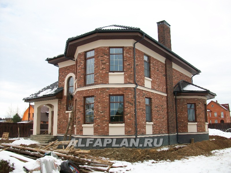 Строительство дома по проекту 56B - фото №1