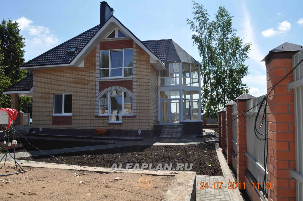 Строительство дома по проекту 59E - фото №1