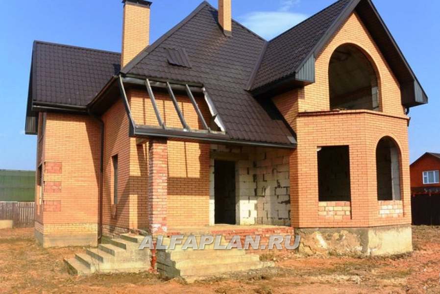 Строительство дома по проекту 65A - фото №1