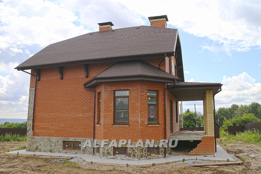 Строительство дома по проекту 70B - фото №4