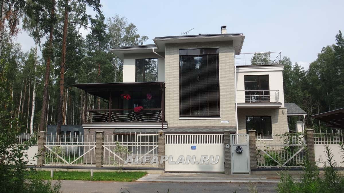 Строительство дома по проекту 77A - фото №1