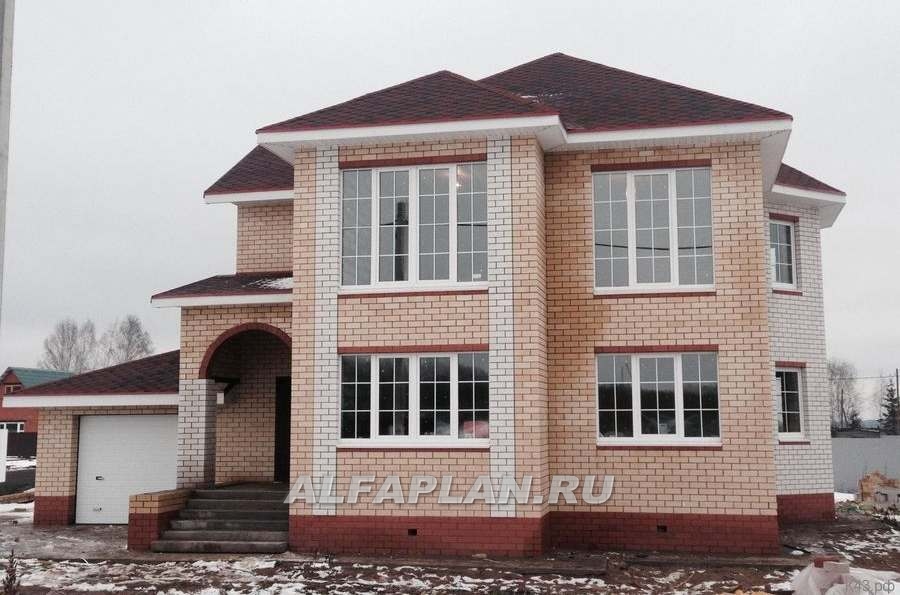 Строительство дома по проекту 82A - фото №1