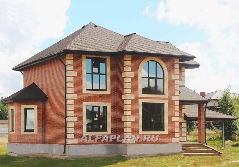 Строительство дома по проекту 87A - фото №1