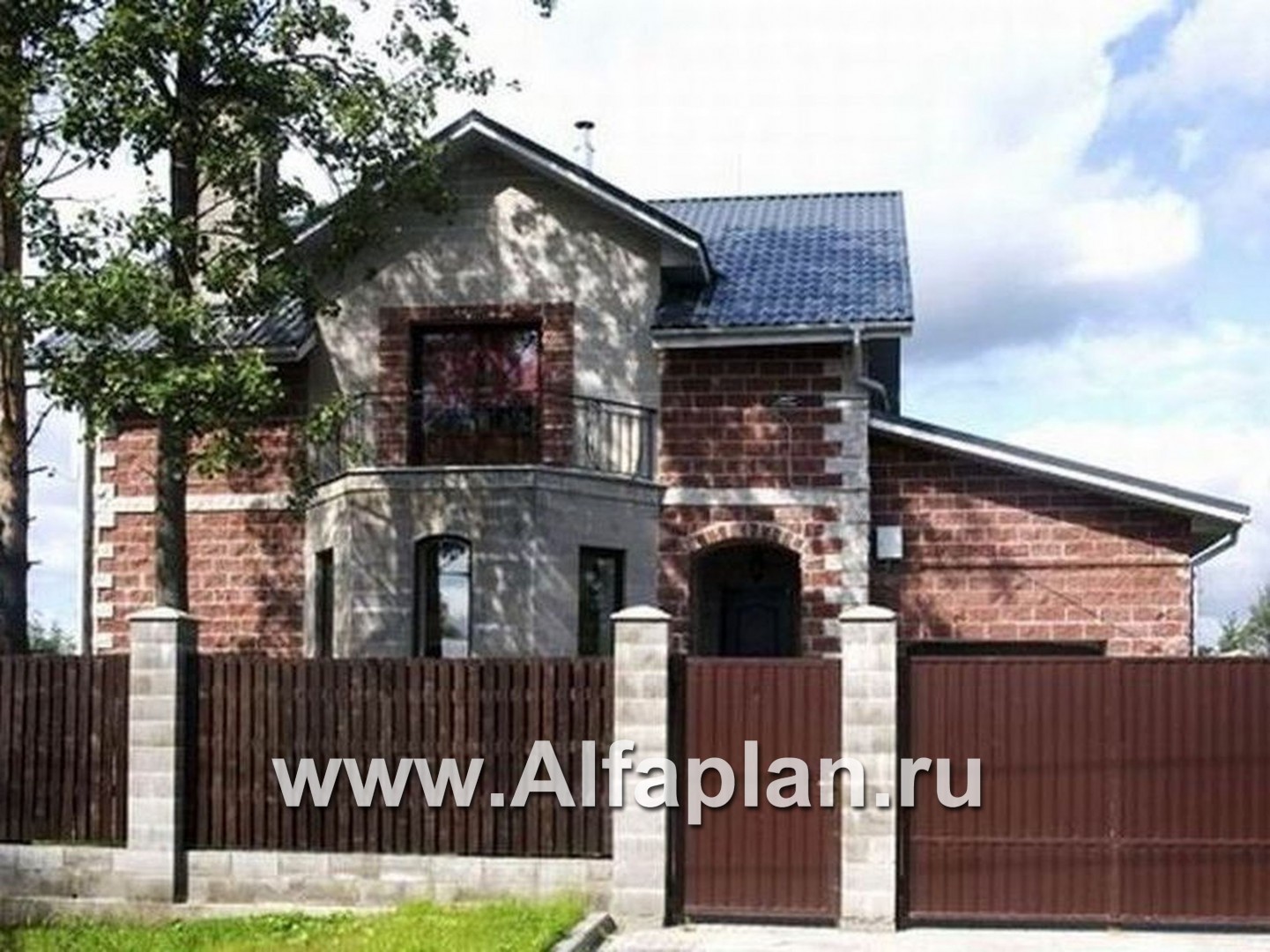 Проекты домов Альфаплан - «Метц» - комфортный загородный  дом - дополнительное изображение №1